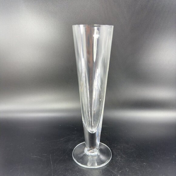 Krosno Clear Heart Shaped Crystal Glass Vase Made In Poland Glass Vase Vintage - Picture 10 of 14